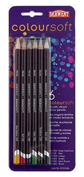 Derwent Colorsoft Pencils Blister Pack of 6 - Al Masam Stationery LLC